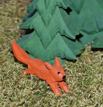 Eichhörnchen, laufend, 2,5 cm* (Typ 1)