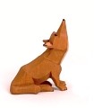 Fox, howling, 5 cm (Type 1)