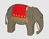 Elefant, groß, 13 cm (Typ 1)
