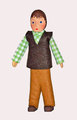 Doll\'s house, father, brown vest